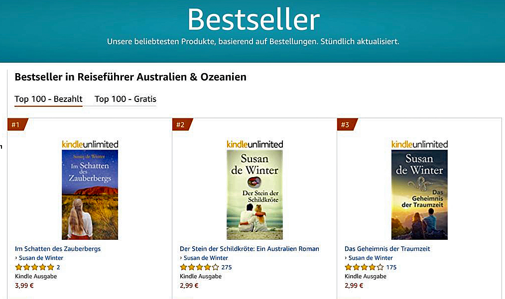 Bestseller Australienromane