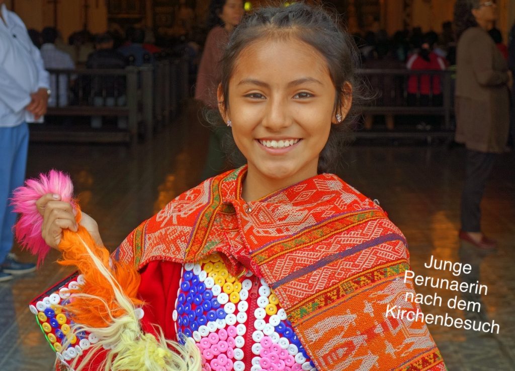 Peruanerin in Lima